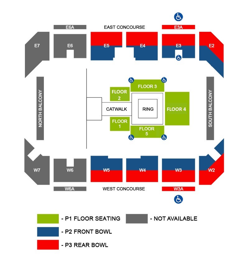 Mattamy Athletic Centre Seating Chart