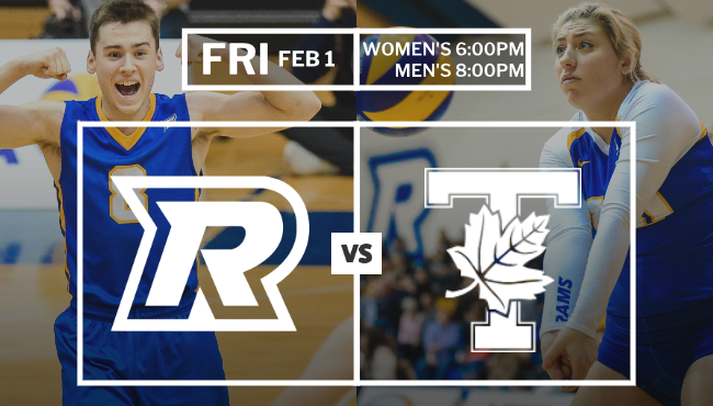 RYERSON RAMS VOLLEYBALL vs. TORONTO VARSITY BLUES | Mattamy Athletic Centre